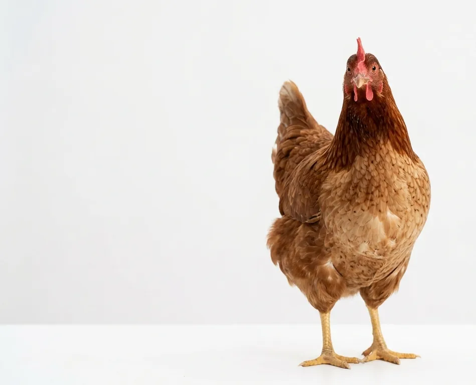 Gallina ponedora alimentada con balanceado Ponedora Inicial Las Loicas